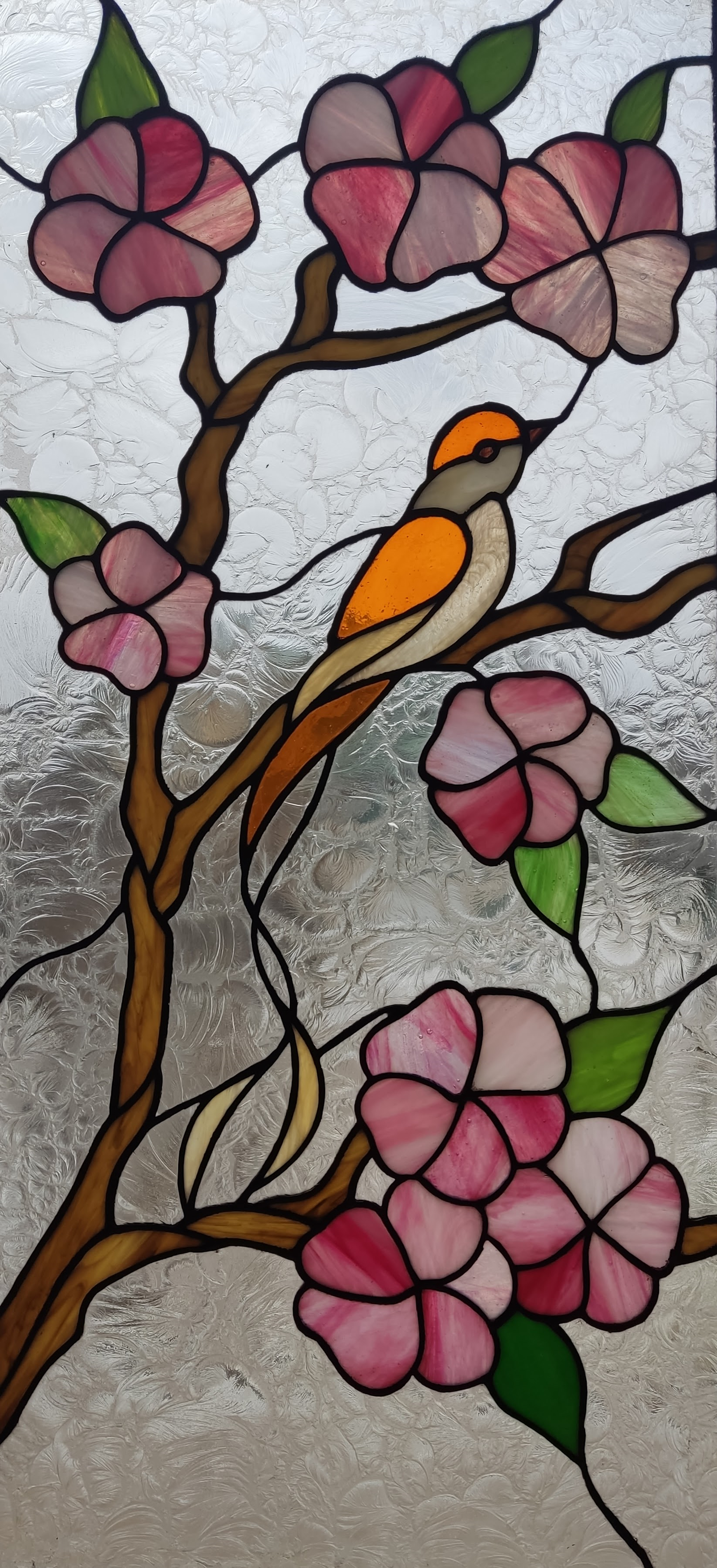 asia blossom stiklo pasaka stained glass glasstale vitrazas