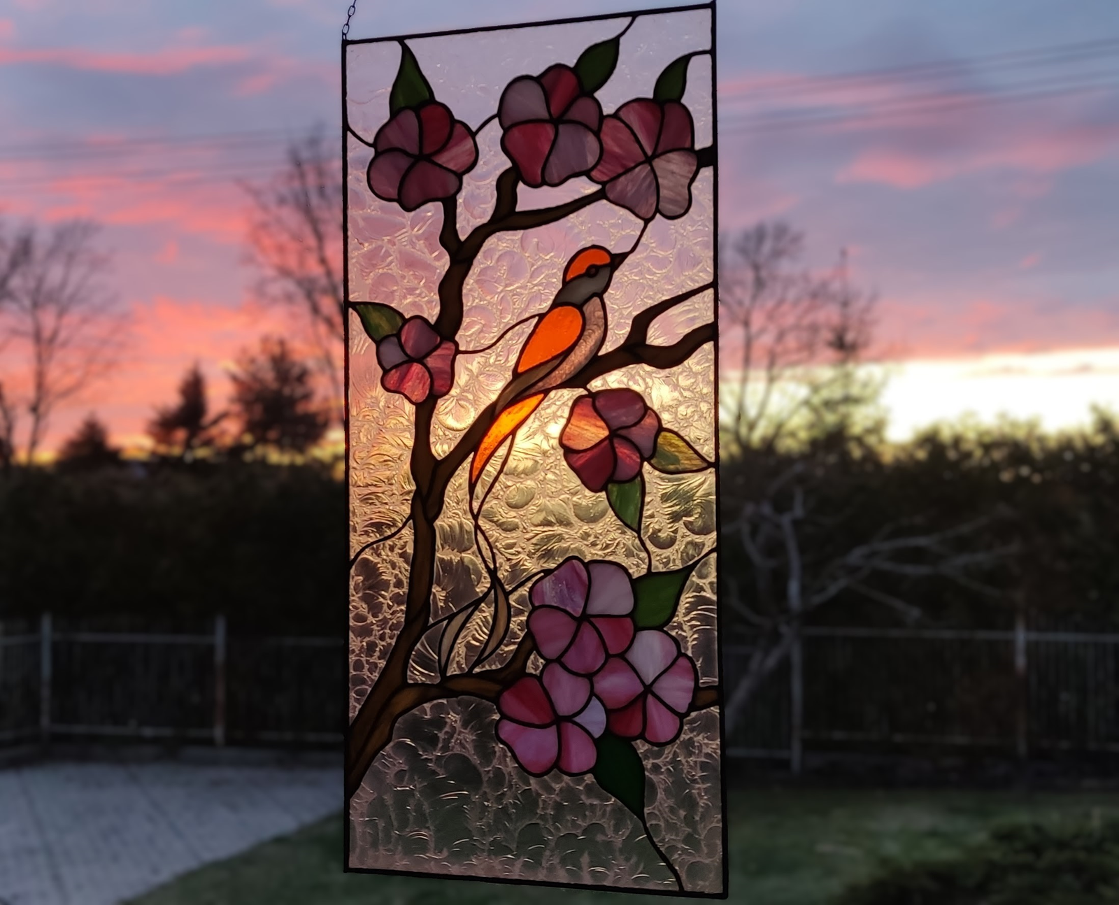 asia blossom stiklo pasaka stained glass glasstale vitrazas istrizas